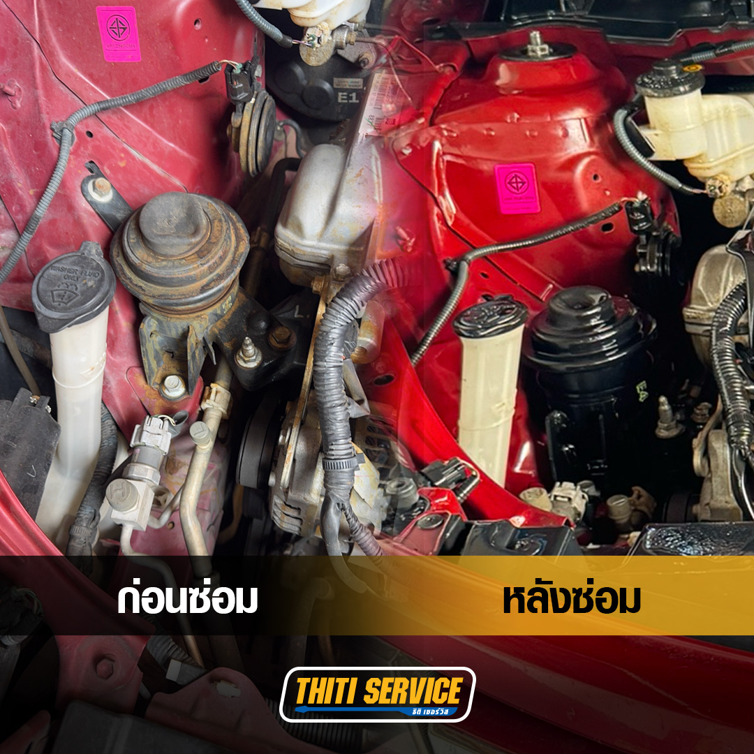 TOYOTA VIOS เปลี่ยนโช้คแท้ ซ่อมช่วงล่างยกชุด