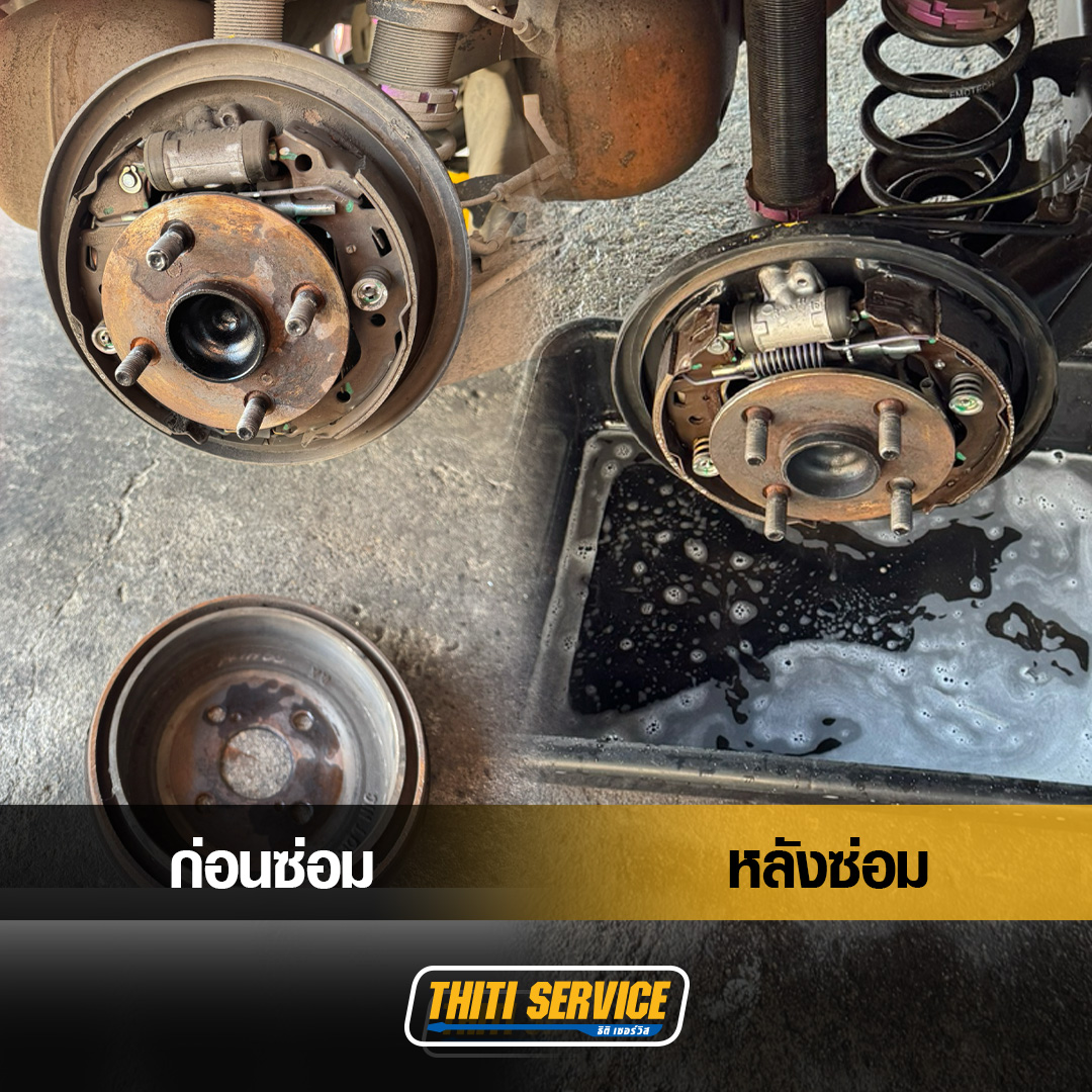 TOYOTA VIOS เปลี่ยนโช้คแท้ ซ่อมช่วงล่างยกชุด