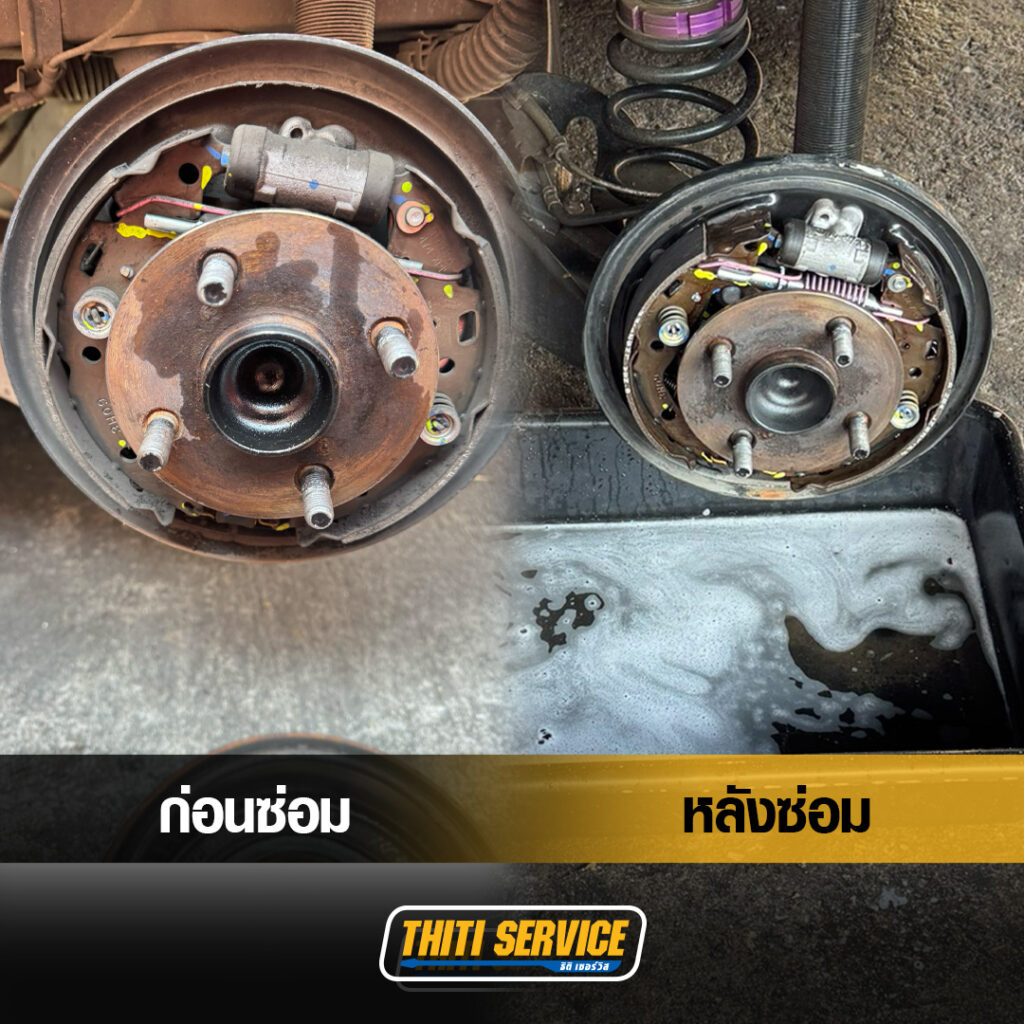 TOYOTA VIOS เปลี่ยนโช้คแท้ ซ่อมช่วงล่างยกชุด