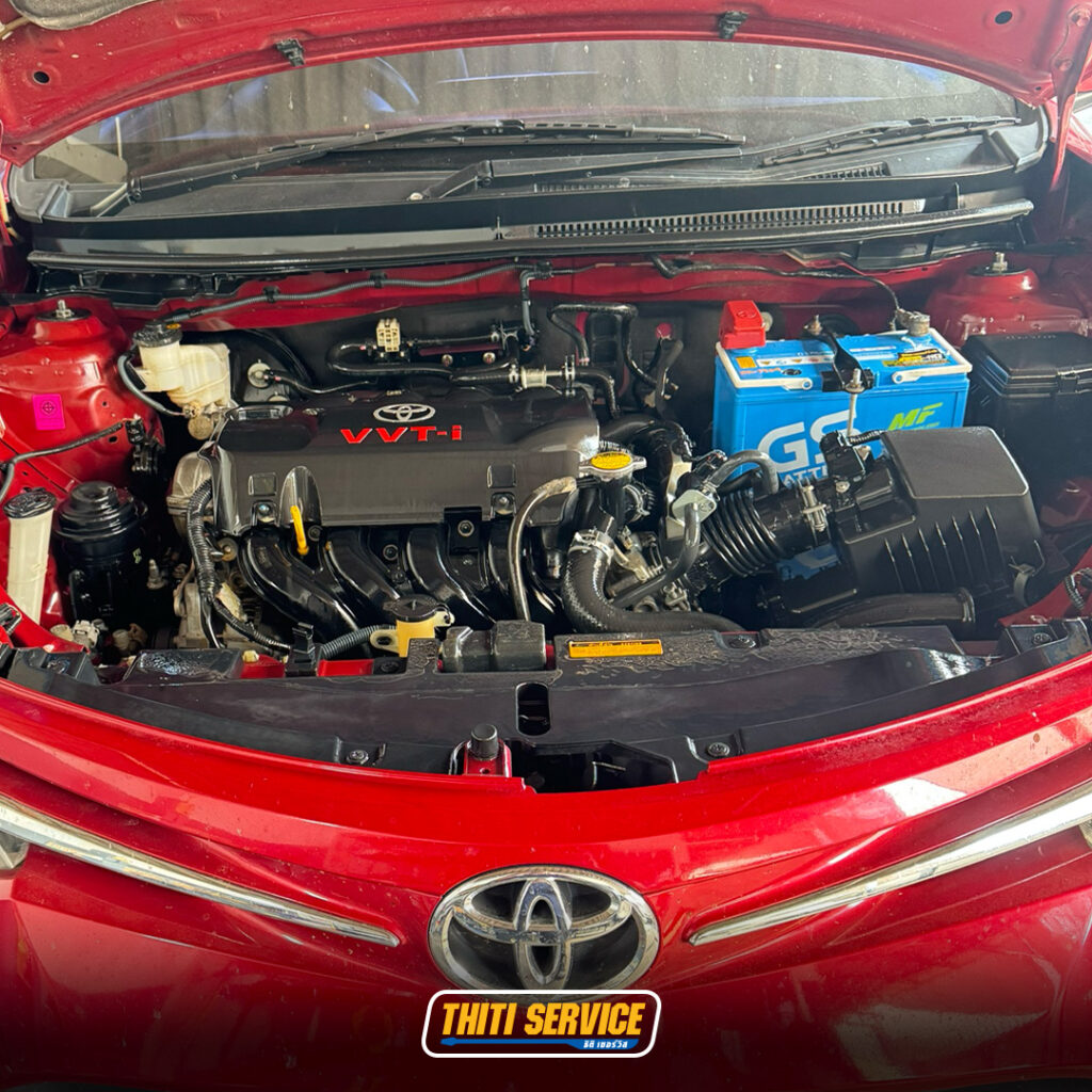 TOYOTA VIOS เปลี่ยนโช้คแท้ ซ่อมช่วงล่างยกชุด