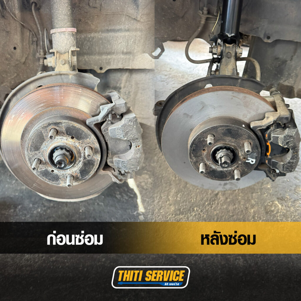 TOYOTA VIOS เปลี่ยนโช้คแท้ ซ่อมช่วงล่างยกชุด