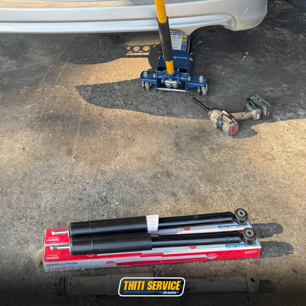 รีวิวงานซ่อม: HONDA FREED เปลี่ยนโช้คอัพยกชุด คืนความนุ่มให้รถครอบครัว โดย ธิติเซอร์วิส อู่ซ่อมรถกาญจนบุรี