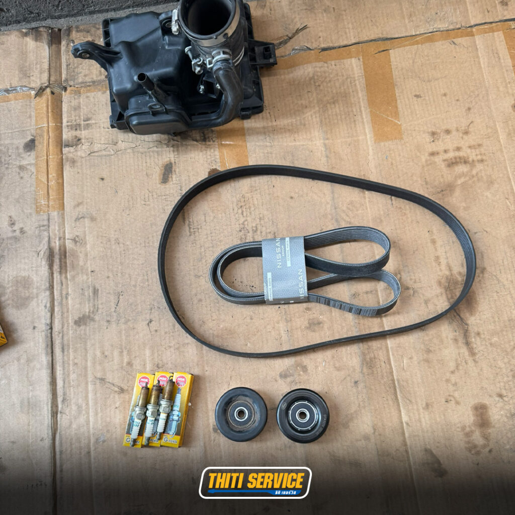 Nissan Almera ไฟเครื่องโชว์ เครื่องสั่น