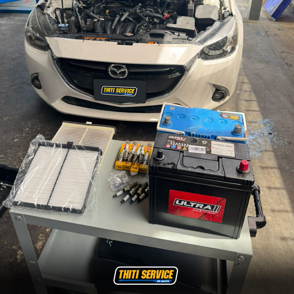 ธิติเซอร์วิส - อู่ซ่อมรถยนต์ กาญจนบุรี-TS2569_0062-mazda2 ปิดระบบistop-ieloop-1 copy 4