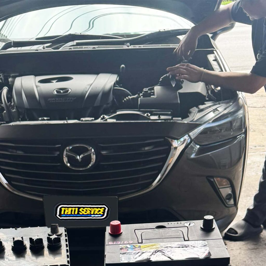 ธิติเซอร์วิส - อู่ซ่อมรถยนต์ กาญจนบุรี-TS2569_0183-mazda2 ลูกปืนล้อหลัง-ปีกนกหน้า-2-2