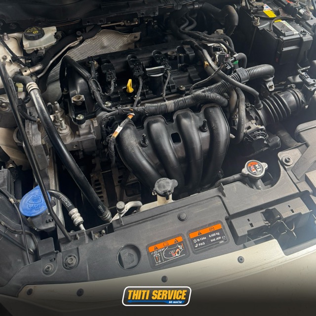 ธิติเซอร์วิส - อู่ซ่อมรถยนต์ กาญจนบุรี-MAZDA 2-อเตอร์พัดลมหม้อน้ำ-ถอดคอลโซลเปลี่ยนคอล์ยเย็ Medium 14