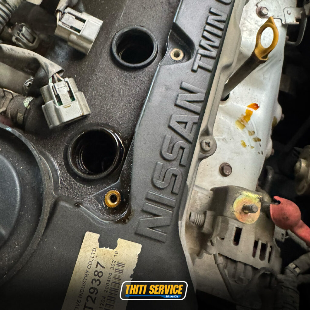 ธิติเซอร์วิส - อู่ซ่อมรถยนต์ กาญจนบุรี-เปิดฝาวาว์-NISSAN NEO-6-4